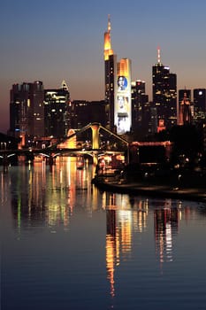 Skyline Frankfurt,vertical