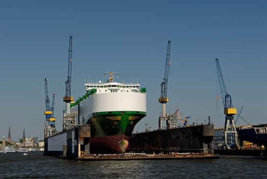 Port in Hamburg,Germany
