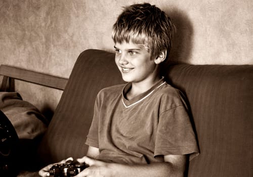 isser,if he is allowed to play Playstation:-)