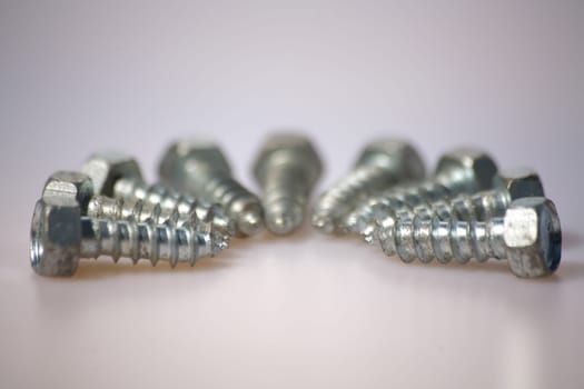 Silver short screws