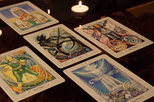 Esoteric Tarot Cards Candlelight