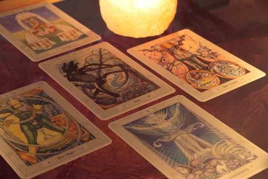 Esoteric Tarot Cards Candlelight