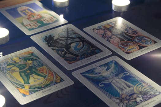 Esoteric Tarot Cards Candlelight