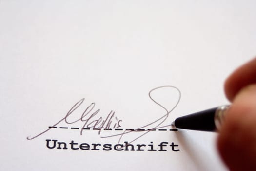 Fictitious signature