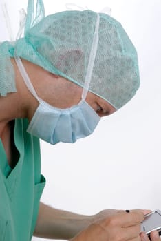 Doctor during data collection