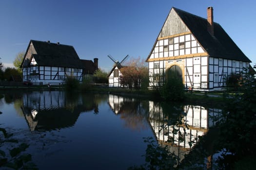At the village pond