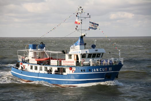 Harbor tour in Cuxhaven on the North Sea