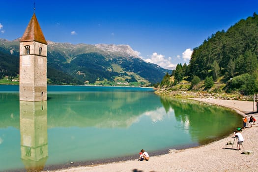 interested in this,I have inserted the story about the tower in the lake as a comment. (copied from a travel guide)