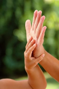 Hand and hand