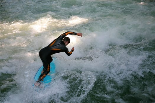 Munich,English Garden,Eisbach