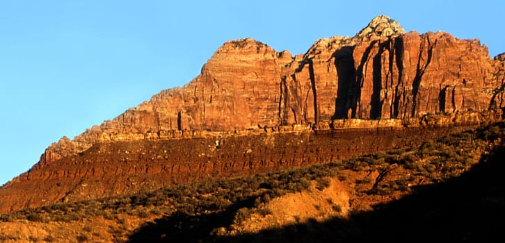 --Scan from slide--Along a beautiful sightseeing route somewhere in Utah,USA.