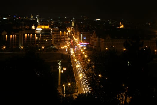 Prague at night