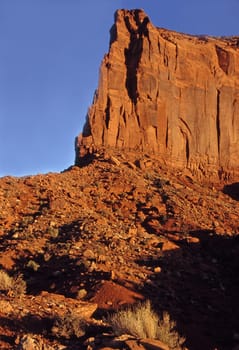 --Scan from slide--Along a beautiful sightseeing route somewhere in Utah,USA.