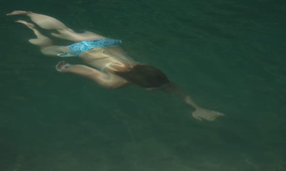 blurred figure