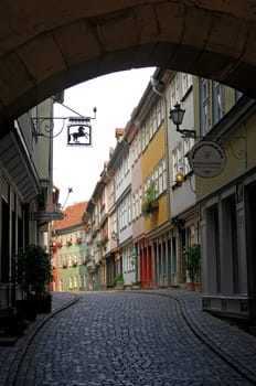 Krämerbrücke,Erfurt,Thuringia,Germany