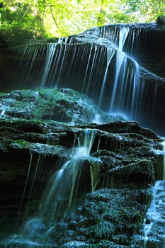 Hörschbach Falls in the Swabian-Franconian Forest