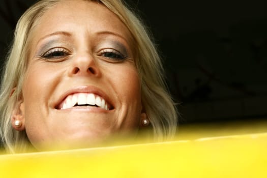 Laughing woman