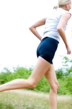 Woman jogging