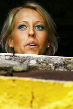 Blonde woman