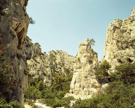 Climbing paradise in the Calanques on the French coast - 6x7