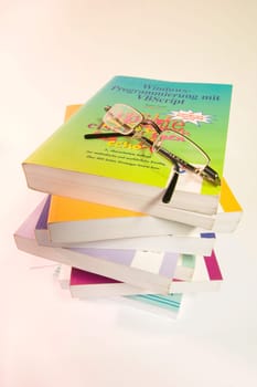 Book with glasses