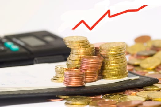 Coins with calculator