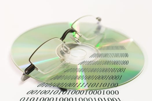 CD/DVD with glasses