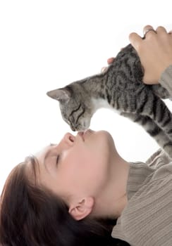 Cuddly cat