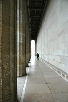 into the distance