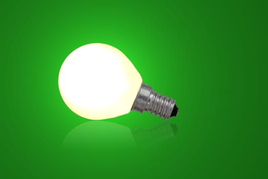 Horizontal light bulb