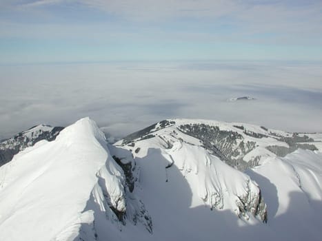 View of the Alps