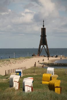 The landmark of the North Sea resort of Cuxhaven