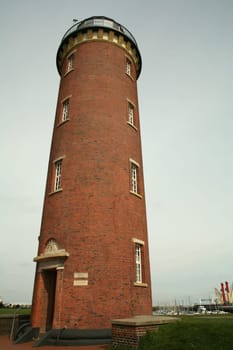 The (disused) lighthouse in Cuxhaven on the North Sea