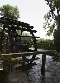 Old water wheel