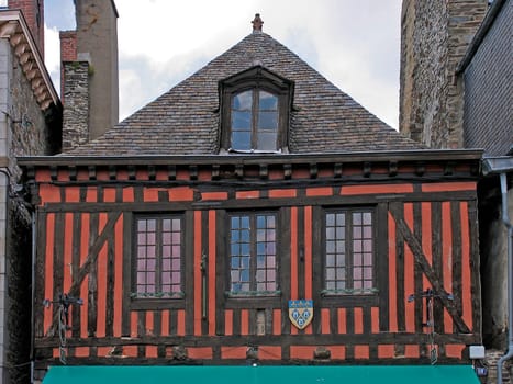 Dol-de-Bretagne,half-timbered house