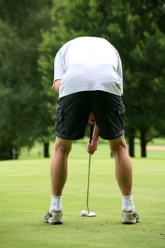 Concentration while putting