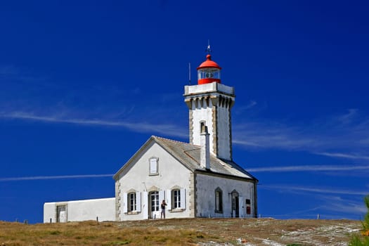 Belle-Île,Le Pointe des Poulains  Lighthouse in Brittany