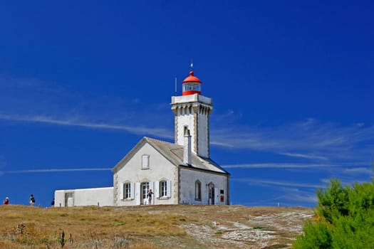 Belle-Île,Le Pointe des Poulains  Lighthouse in Brittany