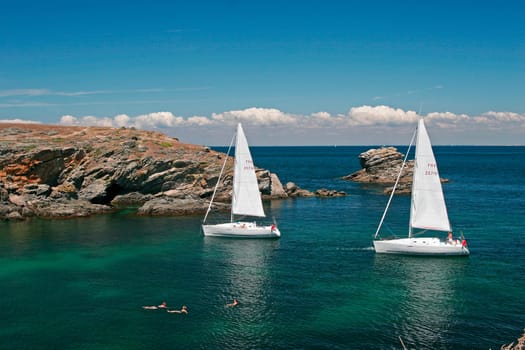 Belle-Ile,Le Pointe des Poulains,Brittany