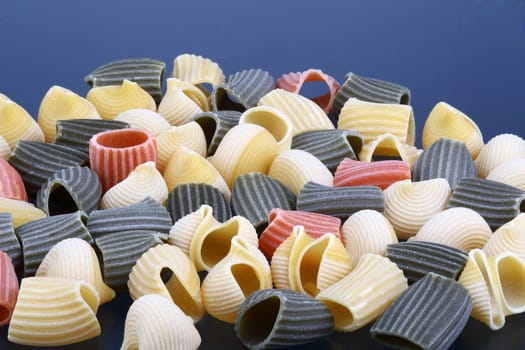 Tabletop,2 types of pasta