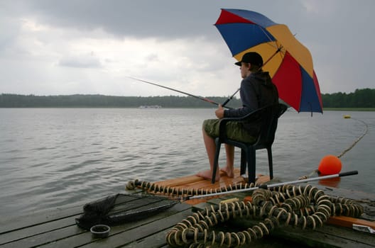 Fishing in the Rain 2