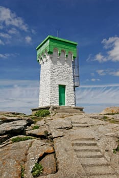 Pointe de Trevignon,a lighthouse in Brittany
