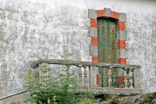 Quimperle,old balcony
