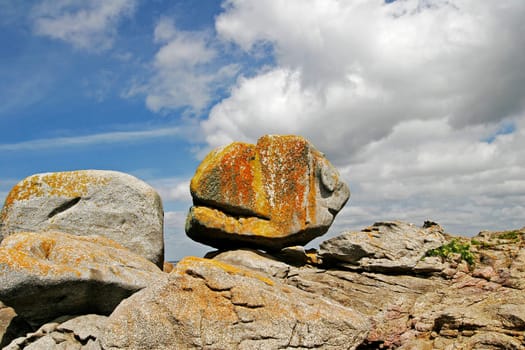 Pointe de Trevignon,Breton rocky landscape