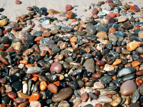 Beach stones