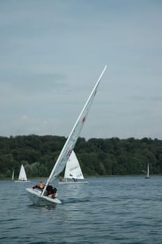 With full commitment,our sailor from the Neubrandenburg Sailing Club tried to achieve a good ranking!