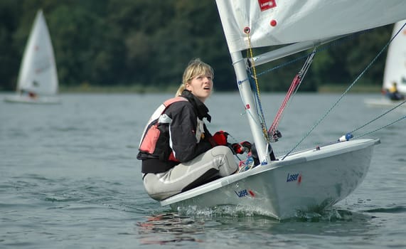 A little more wind would have been good for the athletes...!