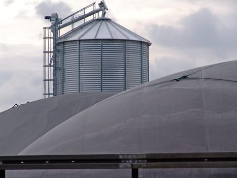 Biogas plant in Wernersreuth in the district of Tirschenreuth (Bavaria)