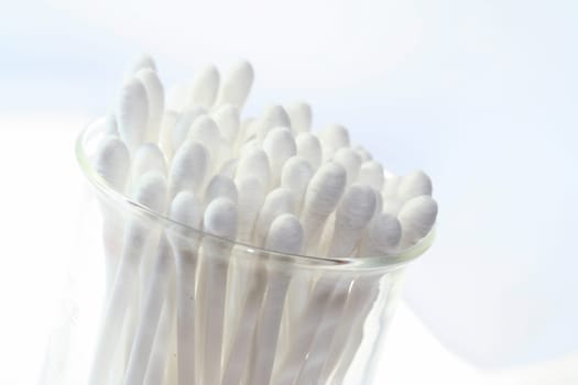 Cotton swab white
