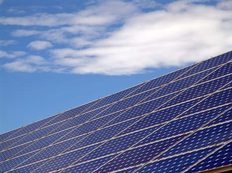 Photovoltaic system on agricultural building